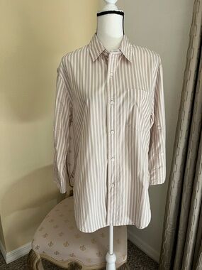 Citizens of Humanity Kayla Over-Size Cotton Long Sleeve Button Up Shirt. Size XS